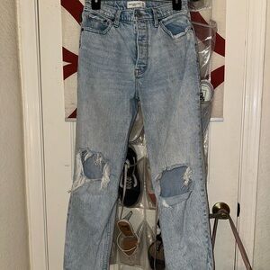 Abercrombie & Fitch Light Blue High Rise Jeans